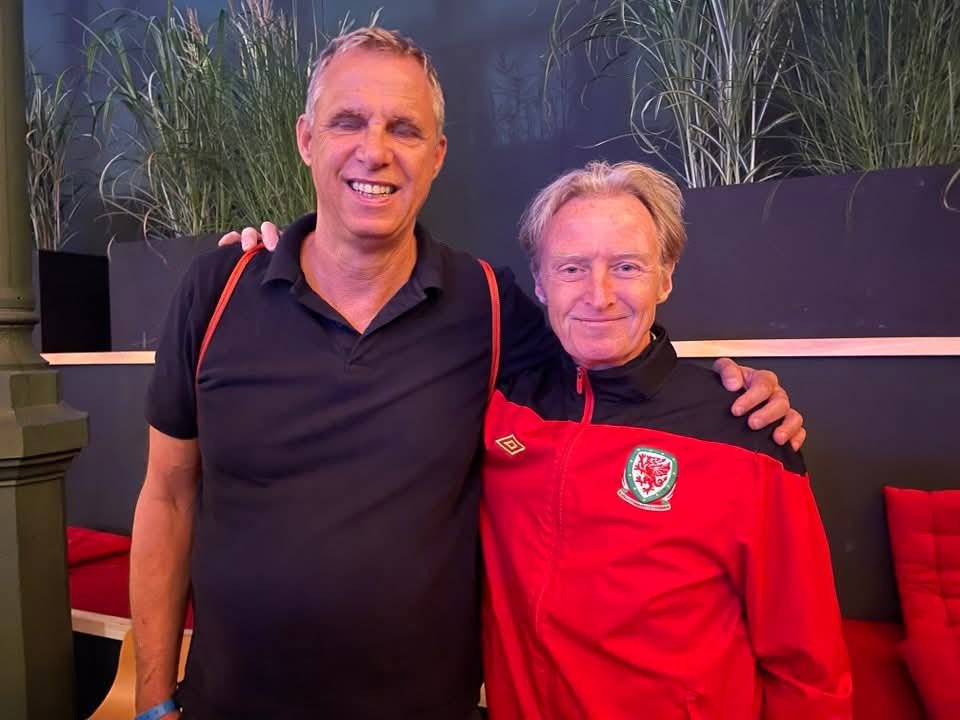 Image: Phil French with Gôl's Tim Hartley